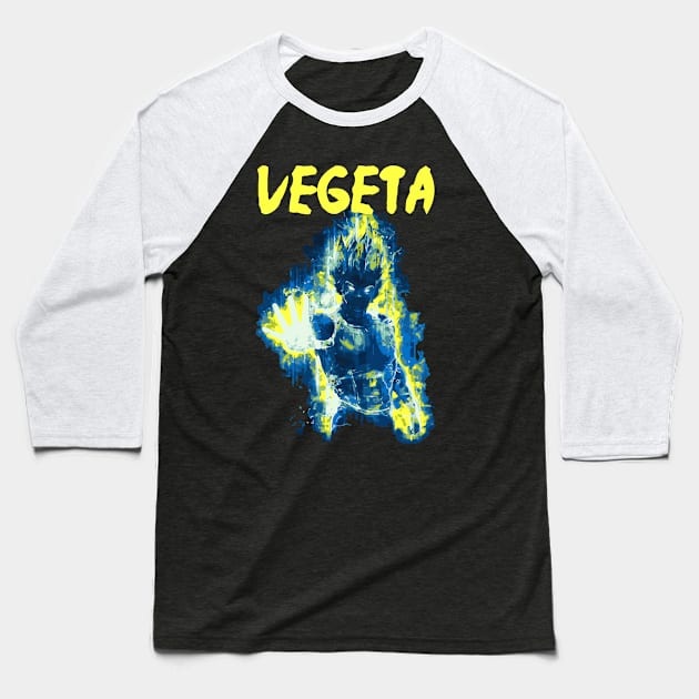 Vegeta - Dragonball Z Baseball T-Shirt by Joker & Angel